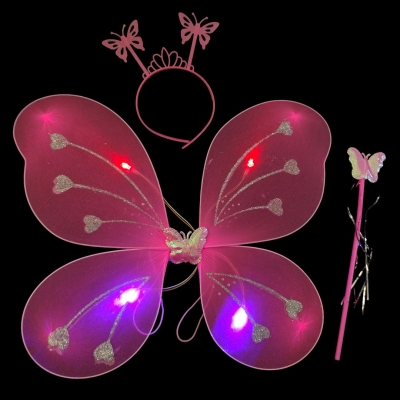 SET MARIPOSA LUMINOSO