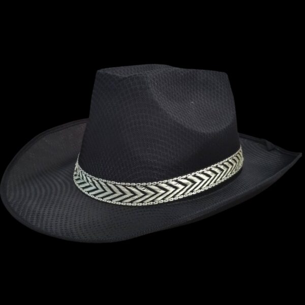 SOMBRERO COWBOY DE RAFIA sin luz
