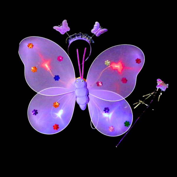 SET MARIPOSA LUMINOSO