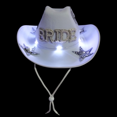 SOMBRERO COWBOY BRIDE LED