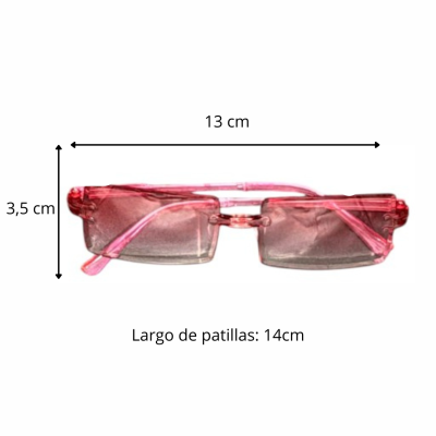 LENTE CRISTAL CUADRADO