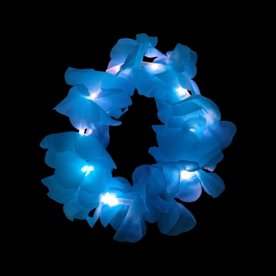 VINCHA ELÁSTICA HAWAI LED