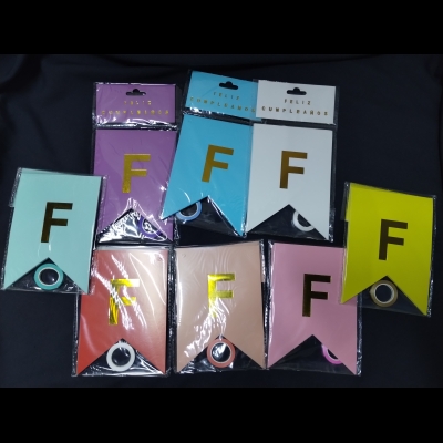 BANDERIN FELIZ CUMPLEAÑOS