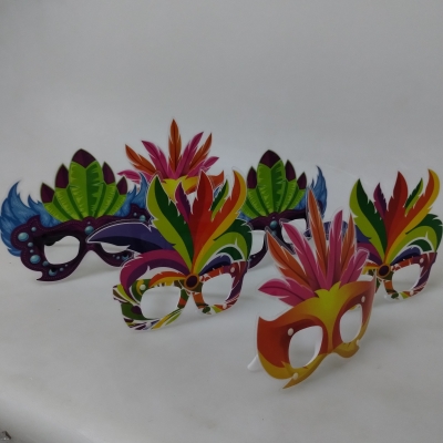 LENTE FANTASIA PLUMAS s/luz