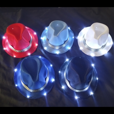 SOMBRERO PANAMA LISO LED