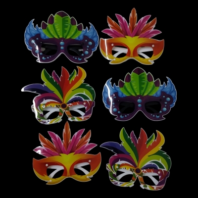 LENTE FANTASIA PLUMAS s/luz