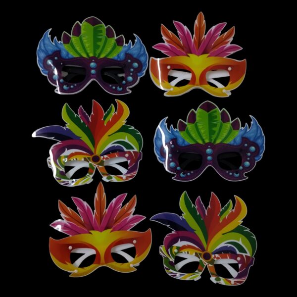 LENTE FANTASIA PLUMAS s/luz