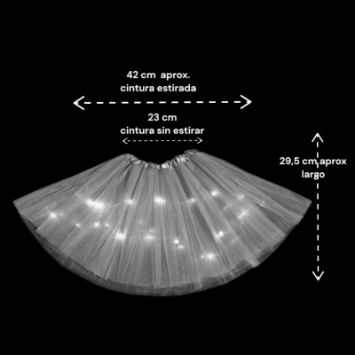 TUTU POLLERA INFANTIL LED