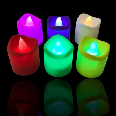 VELITAS DE COLOR LED DE COLOR