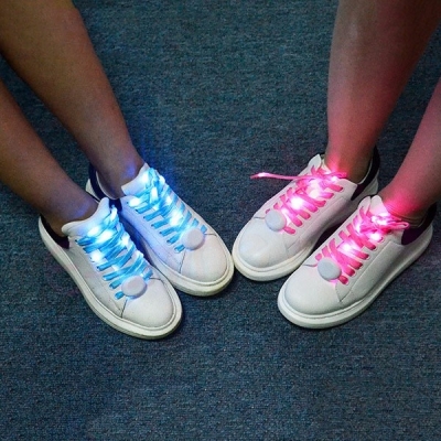 PAR DE CORDONES LUMINOSOS DE NYLON