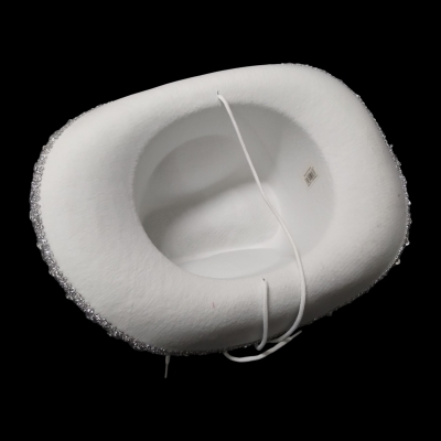 SOMBRERO COWGIRL CORONITA Y BRILLOS sin luz