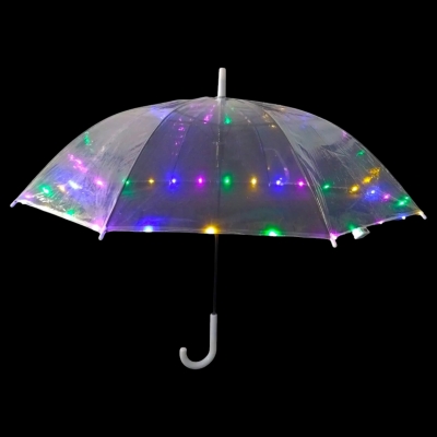 PARAGUAS TRANSPARENTE LED