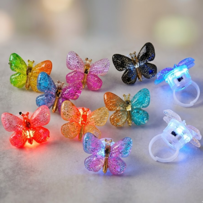 ANILLO RESINA LED - MARIPOSA