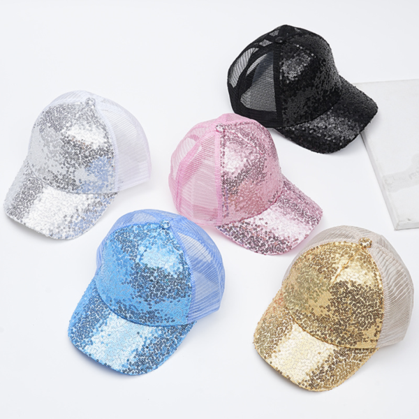 GORRA BRILLOS LENTEJUELAS