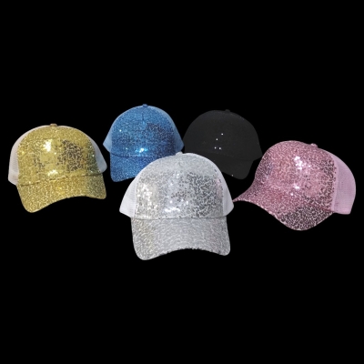 GORRA BRILLOS LENTEJUELAS