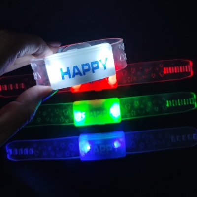 PULSERA HAPPY LOVE LED