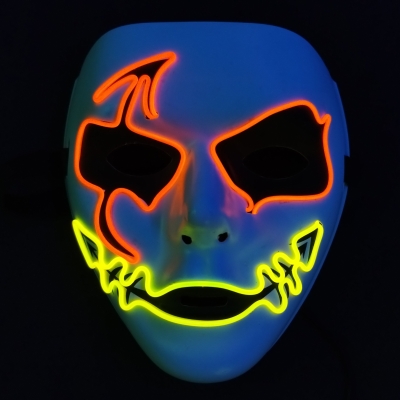 MASCARA SCAR LED CON PILAS