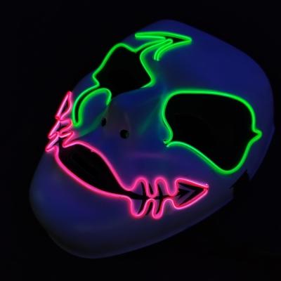 MASCARA SCAR LED CON PILAS