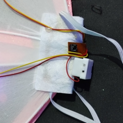 ALAS MARIPOSA CRISTAL LED