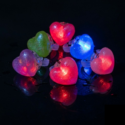 ANILLO RESINA LED - CORAZÓN