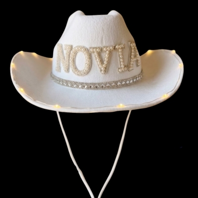 SOMBRERO COWBOY NOVIA PREMIUM LED