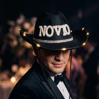 SOMBRERO COWBOY NOVIO PREMIUM LED