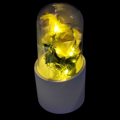 CENTRO DE MESA FLORES LED GIRATORIO