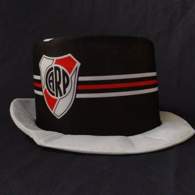 GORRO PILUSO FUTBOL SUBLIMADO river san lorenzo y boca