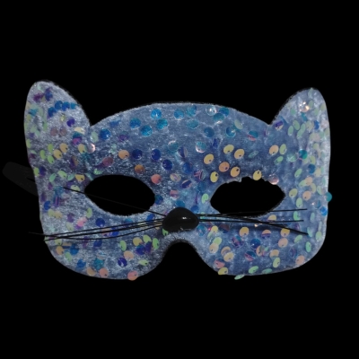 ANTIFAZ GATITO LENTEJUELA