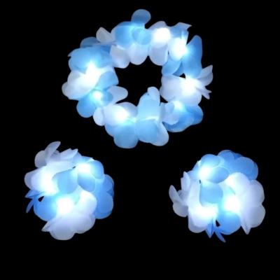 VINCHA Y PULSERAS HAWAI LED ARGENTINA