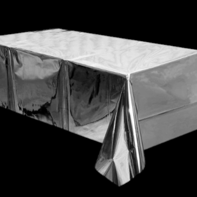 MANTEL METALIZADO LISO 1,37 m x 1,83 m