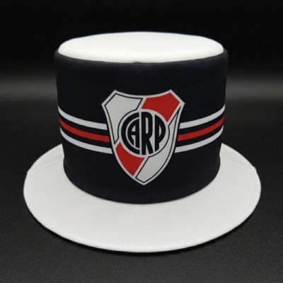 GORRO PILUSO FUTBOL SUBLIMADO river san lorenzo y boca