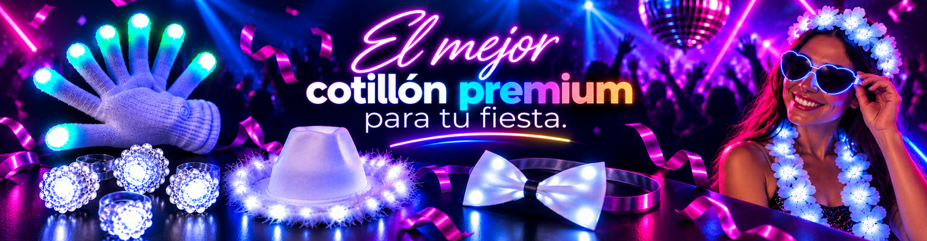 White Party. El mejor cotillón premium para tu fiesta.